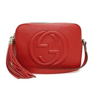 Gucci Soho Small Disco Bag Crossbody Red